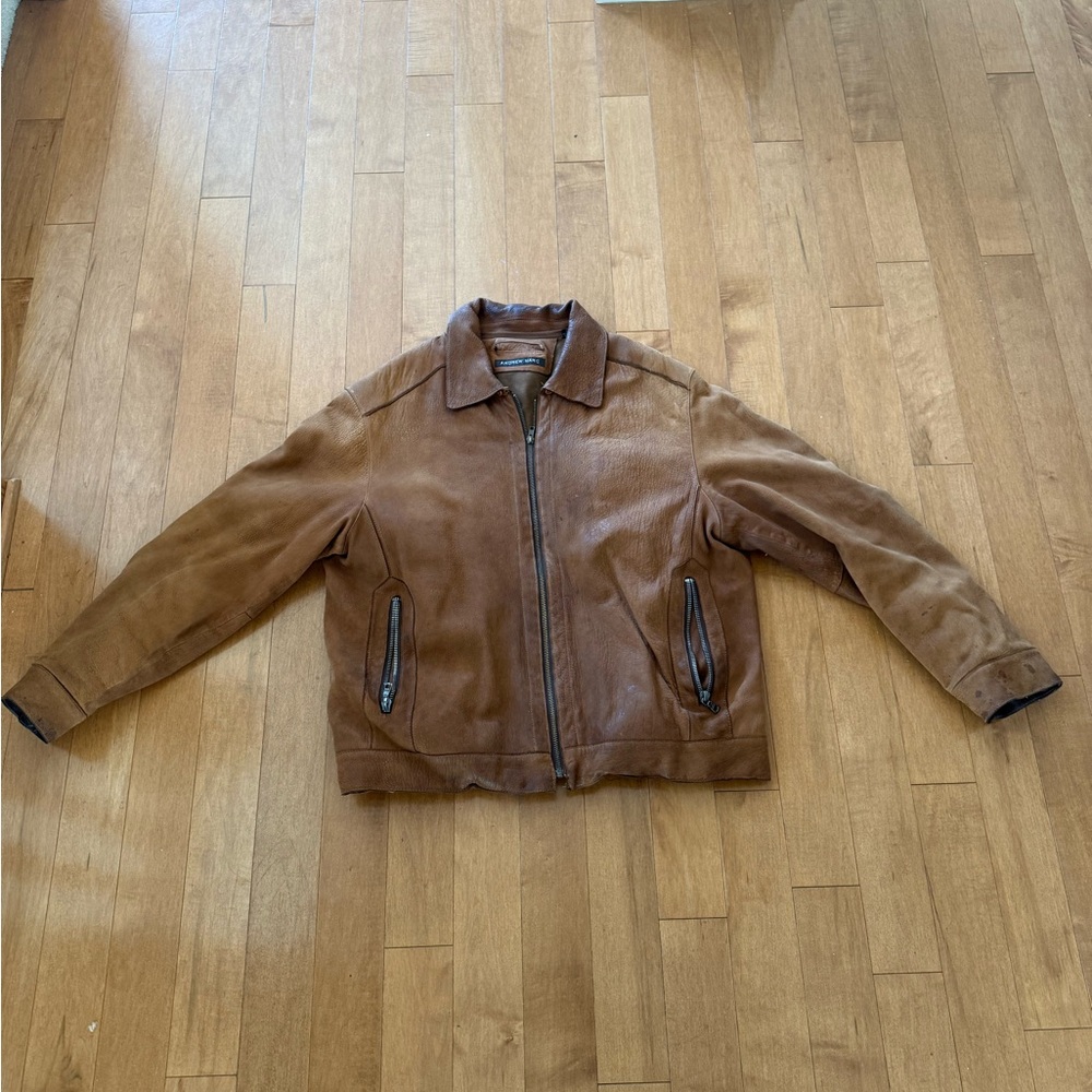 Men's Brown Leather Jacket